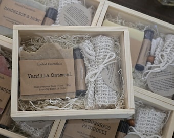 Artisan Soap Gift Box | Christmas Gift Ideas| Birthday Gifts| Gift Ideas  |Essential Oil Soap | Non Toxic | Vegan | Palm Free
