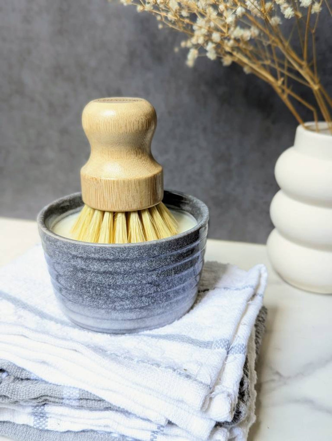 Solid Dish Soap Grey Speckled Ramekin Eco Friendly Soap Zero Waste Etsy