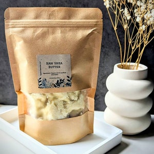 Organic shea butter, raw unrefined Shea butter, 10 ounces, natural moisturizer