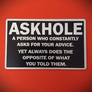 Magnetic Funny Sign  for Machinist Tool  Box, Locker, Refrigerator, Work Bench, CNC Machine and More great gift for family or friends.
