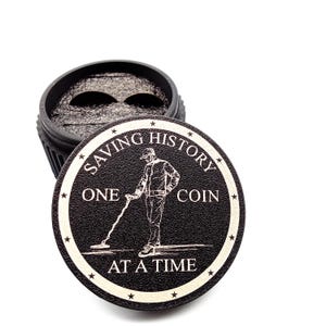 Metal Detecting Finds Box, Bag, Jar for Coins, Buttons and Rings