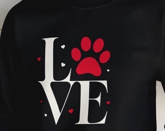Sweatshirt Gift For Her. Dog Mom Crewneck Long Sleeve Fleece Lined Sweatshirt, Great Saying For A Dog Owner Sweatshirt. Gift For Dog Lover.
