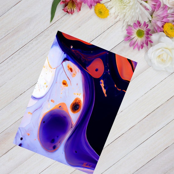 Colorful Abstract Mid Century Cutting Board, Serve Slice Cut And Dice Glass Tray, Heat And Scratch Resistant Shatter Resistant Serving Tray