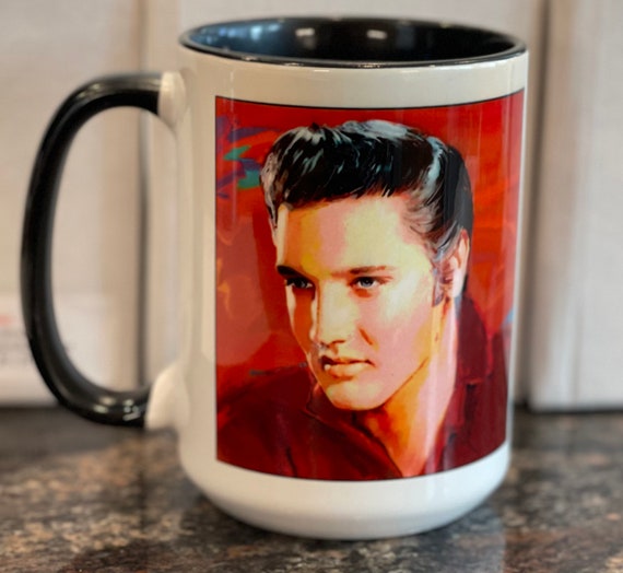 Elvis Presley coffee mug Gift for Elvis Presley fan. Mothers day Gifts for her. coffee mug is Microwaveable and Dishwasher safe
