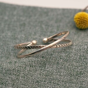 Statement  Silberarmreif "Lakshmi" aus 925 Sterling Silber, verstellbar