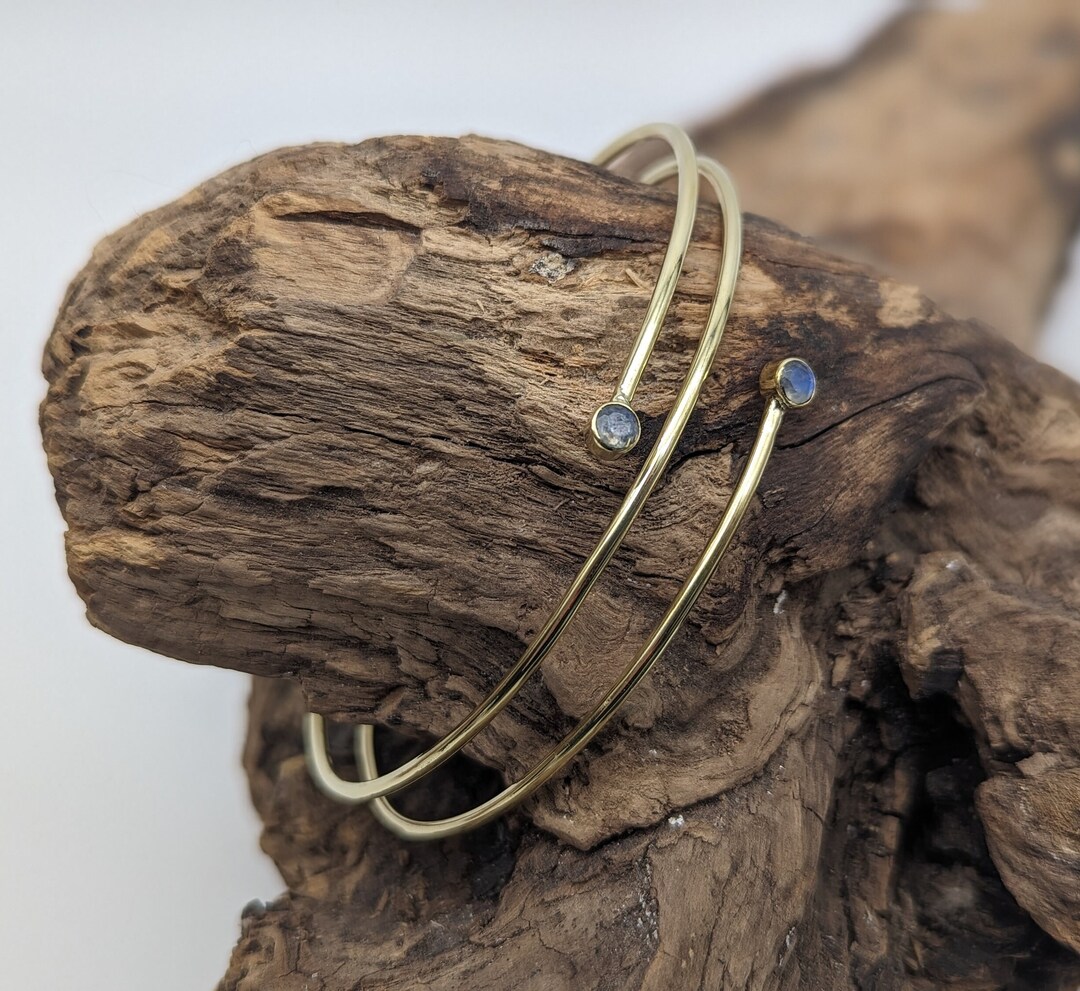 Bracelet Manchette Boho Femme - Doré, Turquoise - Réglable - Neuf