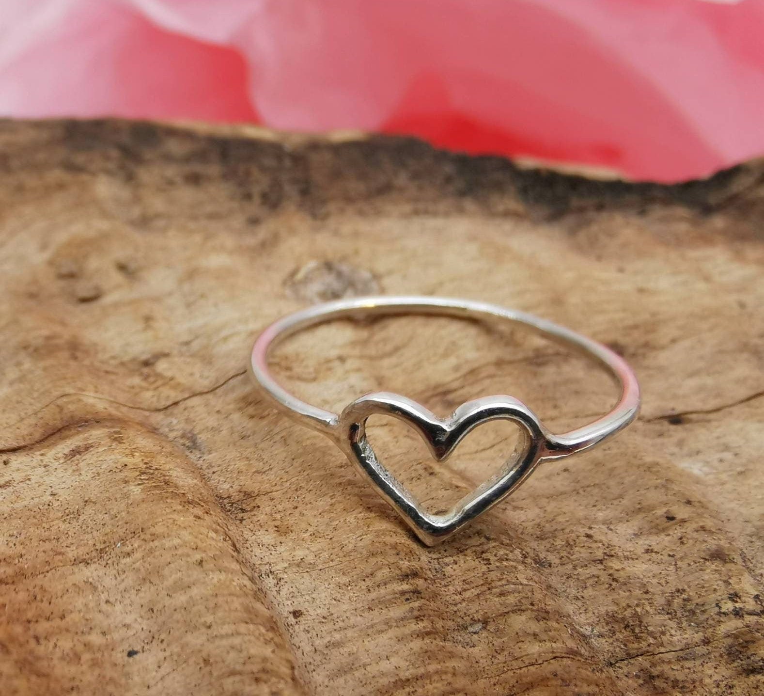 SILVER925 HEART DESIGN RING / Silver / Ring