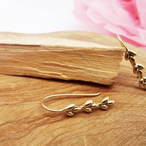 Climbing earring LEAF