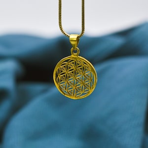 Necklace with Flower of Life Pendant