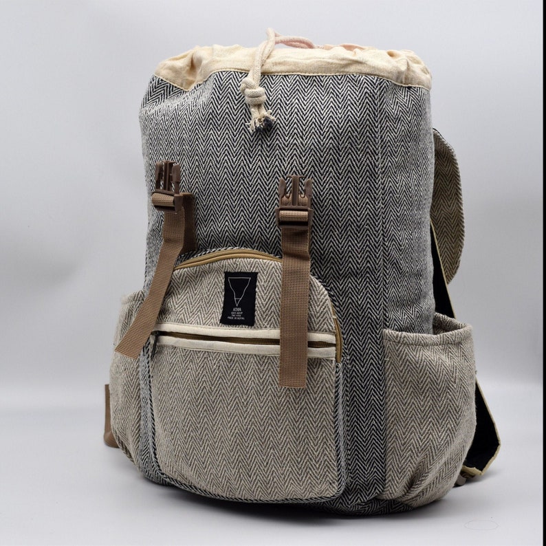 Veganer Hanf Rucksack MILO, beige