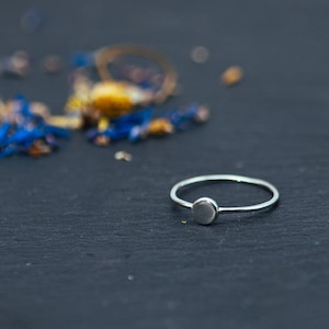 Minimalist stacking ring &quot;Circle&quot;