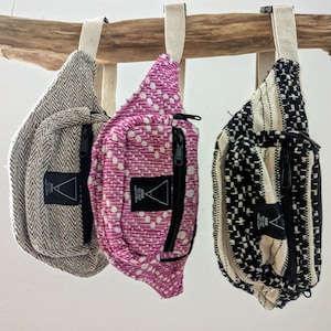 fanny pack / belt bag made of hemp