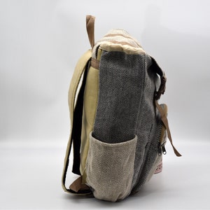 Veganer Hanf Rucksack MILO, beige