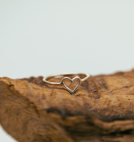 SILVER925 HEART DESIGN RING / Silver / Ring