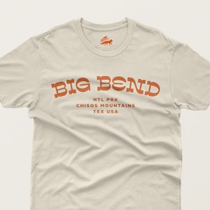 Big Bend, National Park Shirt, Comfort Colors®, Hiking Shirt, Retro Camping Tee, Forestcore, Americana