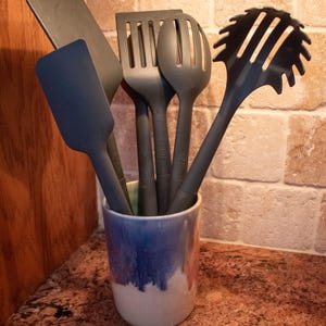 Ceramic Jar | Utensil Holder | Paint & Make-up Brush Holder | Planter