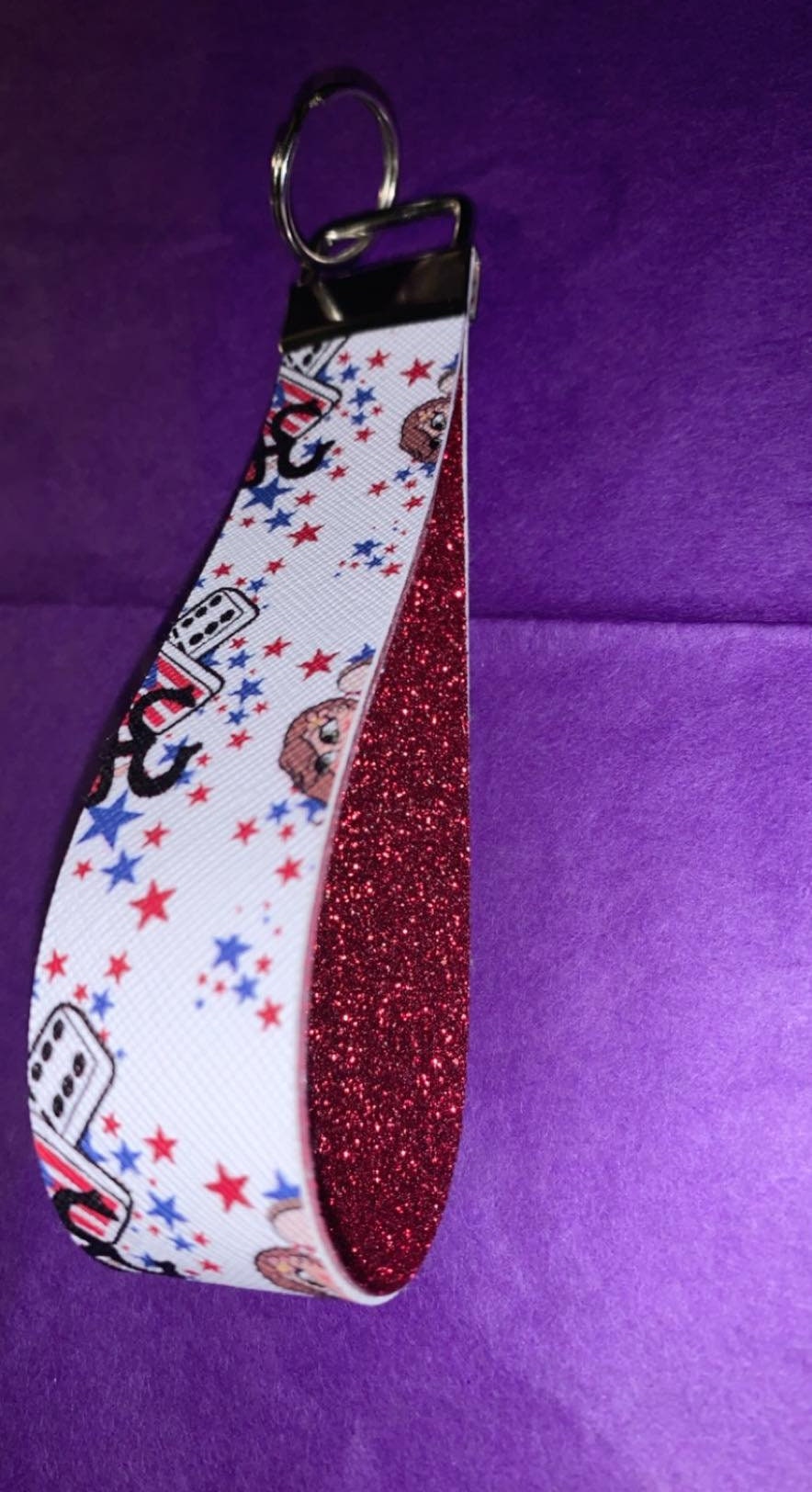 Faux Leather Key Fob Wristlet Etsy UK