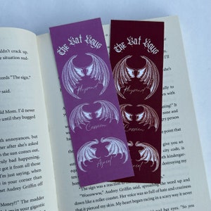 Bat Boys Bookmark | Inspired by ACOTAR