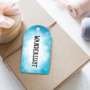 Printable Tag Template / Digital Tag Template 1.5 X 2 Rounded Blank ...