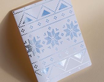 Snowflake Sweater Card