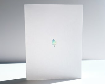 Holographic Popsicle Card