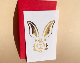 Fortune Rabbit Card