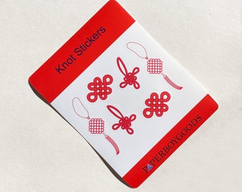 Chinese Knot Sticker Sheet
