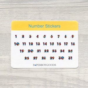 Stickers numéro primaire