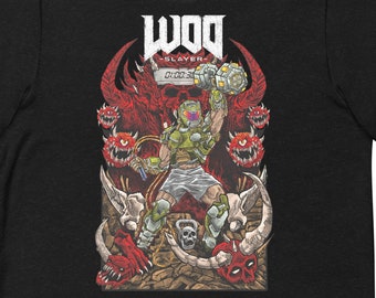 WOD Slayer T-Shirt / Crossfit • Doom • Humor de gimnasio • Camisa de fitness • Vibraciones radicales