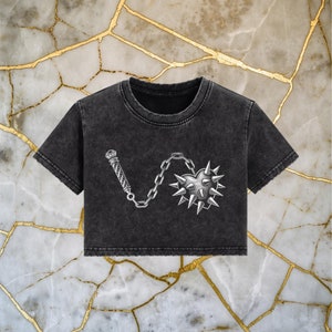 Heartbreaker Crop Top | Gothic • Vintage Style • Heavy Metal • Occult • Punk Rock • Medieval