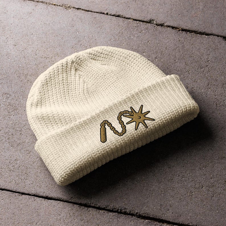 Spiked Flail Fisherman beanieSpiked Flail Fisherman beanie