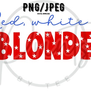 ROOD WIT EN BLOND ~ sublimatie ~ jpeg ~ png ~ zomer