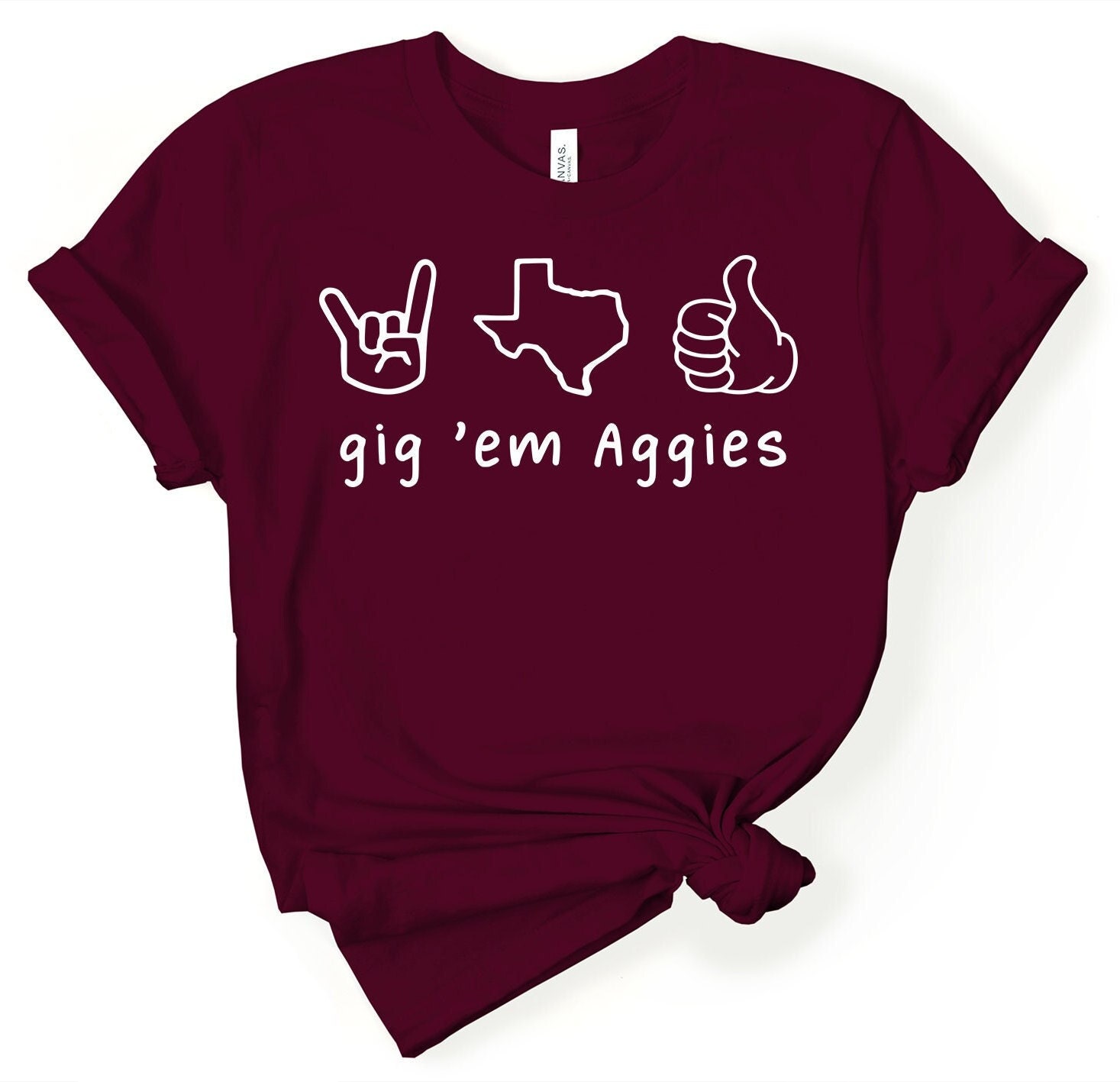 Gig 'Em Aggies Floral T-Shirts, hoodie, sweater, long sleeve and