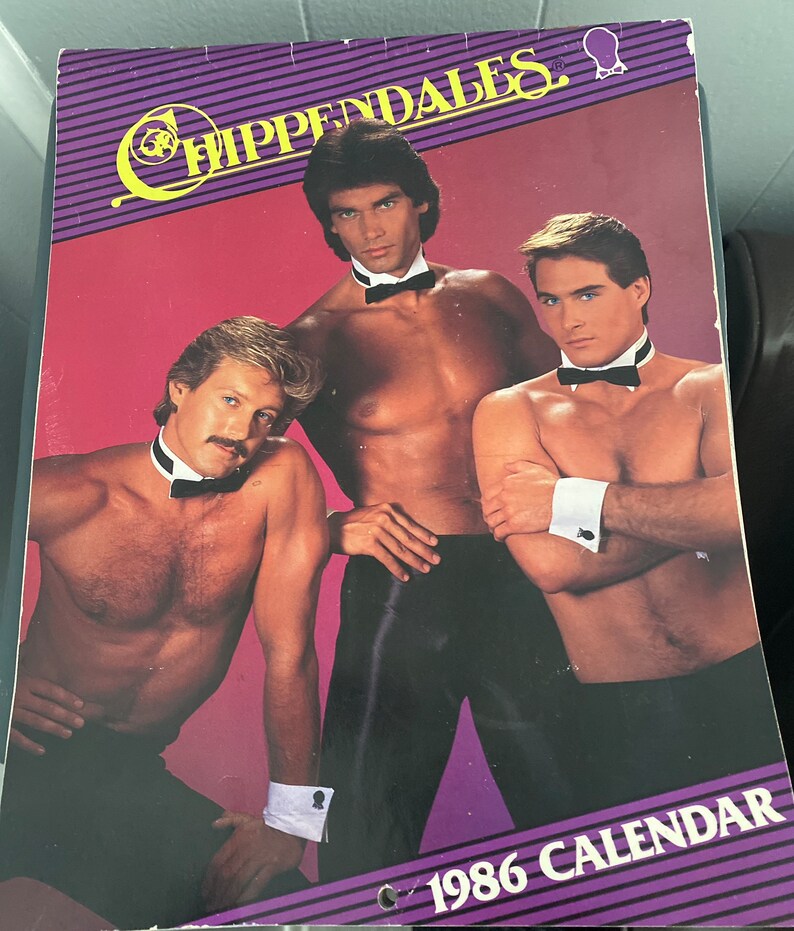 Vintage 1986 Chippendale Calendar - Etsy