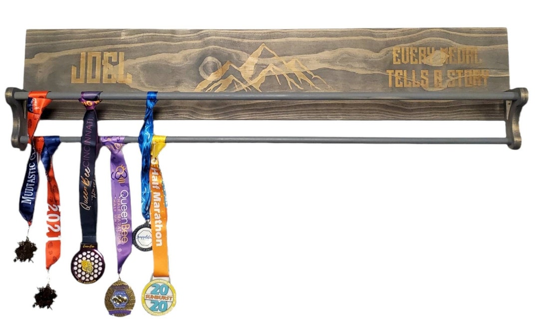 Personalized Medal Display, Brazilian Jiu Jitsu Medal Holder, Martial