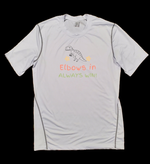 Jiu Jitsu Shirt, Jiu Jitsu Compression Shirt, Brazilian Jiu Jitsu Elbows In Always Win Dinosaur Compression Shirt Rash Guard