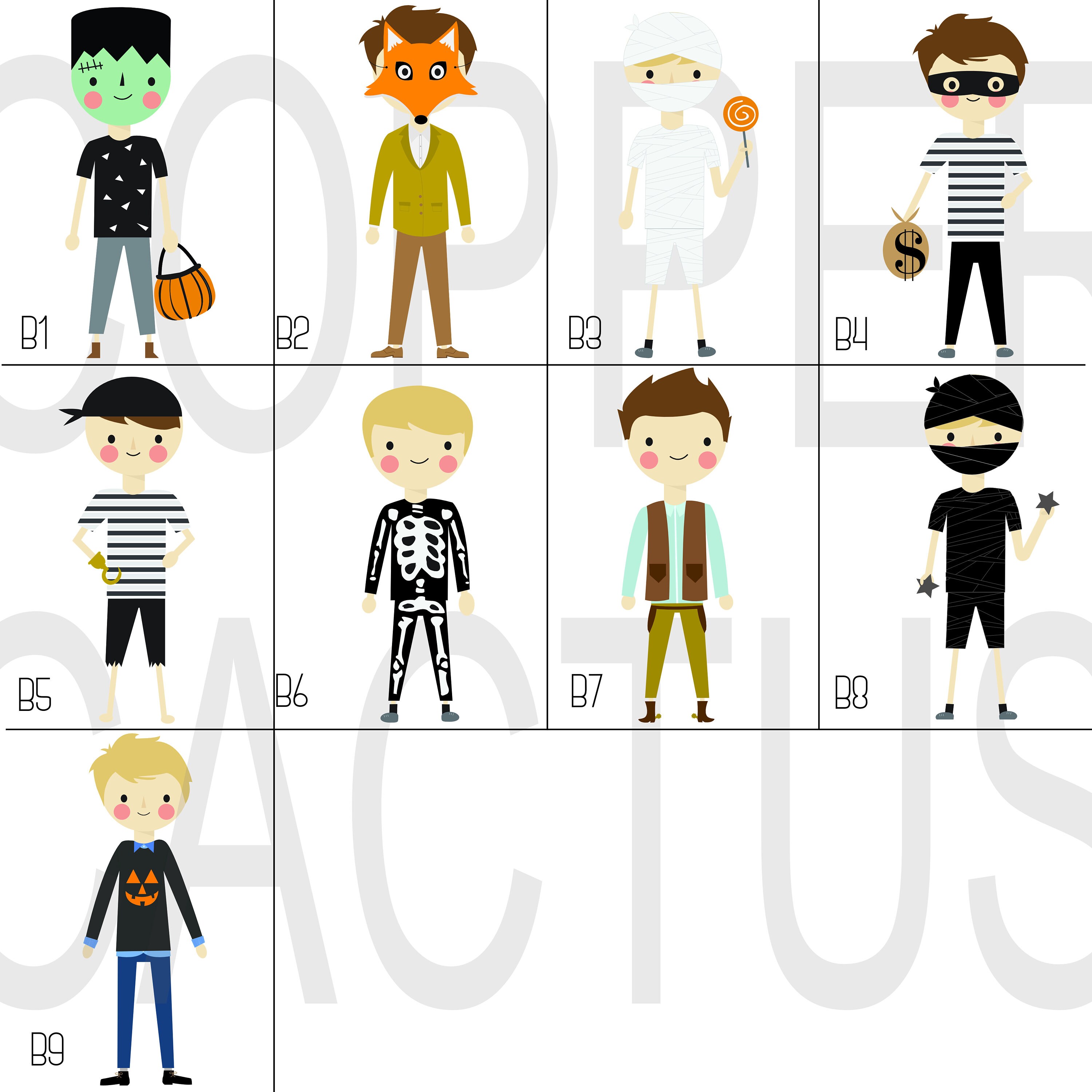 8x10 Halloween Family Portrait Print - Etsy
