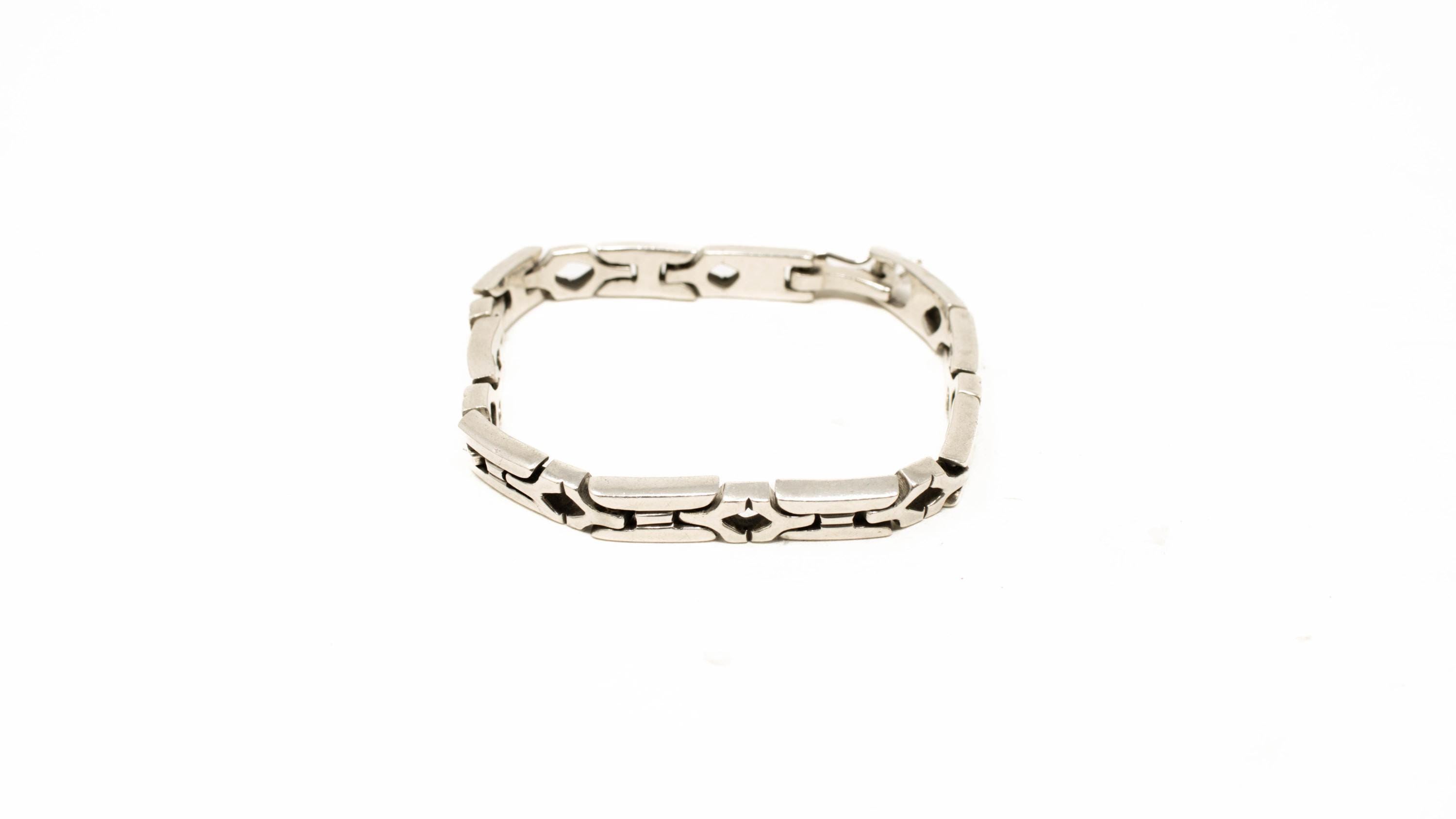 Classic vintage mexican silver bracelet - Etsy 日本
