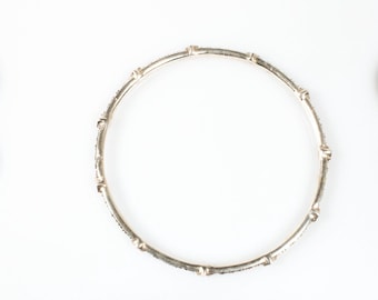 Vintage Sterling Silver Marcasite Bracelet [Size 8"]