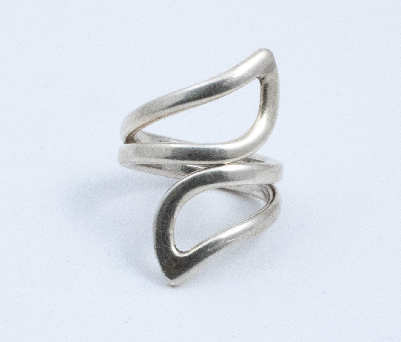 アクセサリー Vintage Silver Wide Twist Ring 925 925 Sterling Silver Twisted Design Wide Ring Size 8.5 | eBay