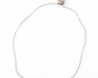 Vintage Sterling Silver Arrow Motif Bolo Slider Bracelet! [Size 7.75"]