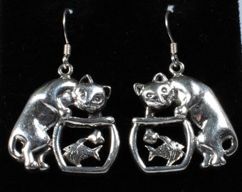 Boucles D'oreilles Pendantes En Argent 925 Avec Marcassite - Forme Ovale Double, Neuf Sans Emballage