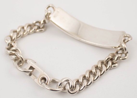Sterling Silver Vintage Thick Twisted Rolo Link B… - image 6