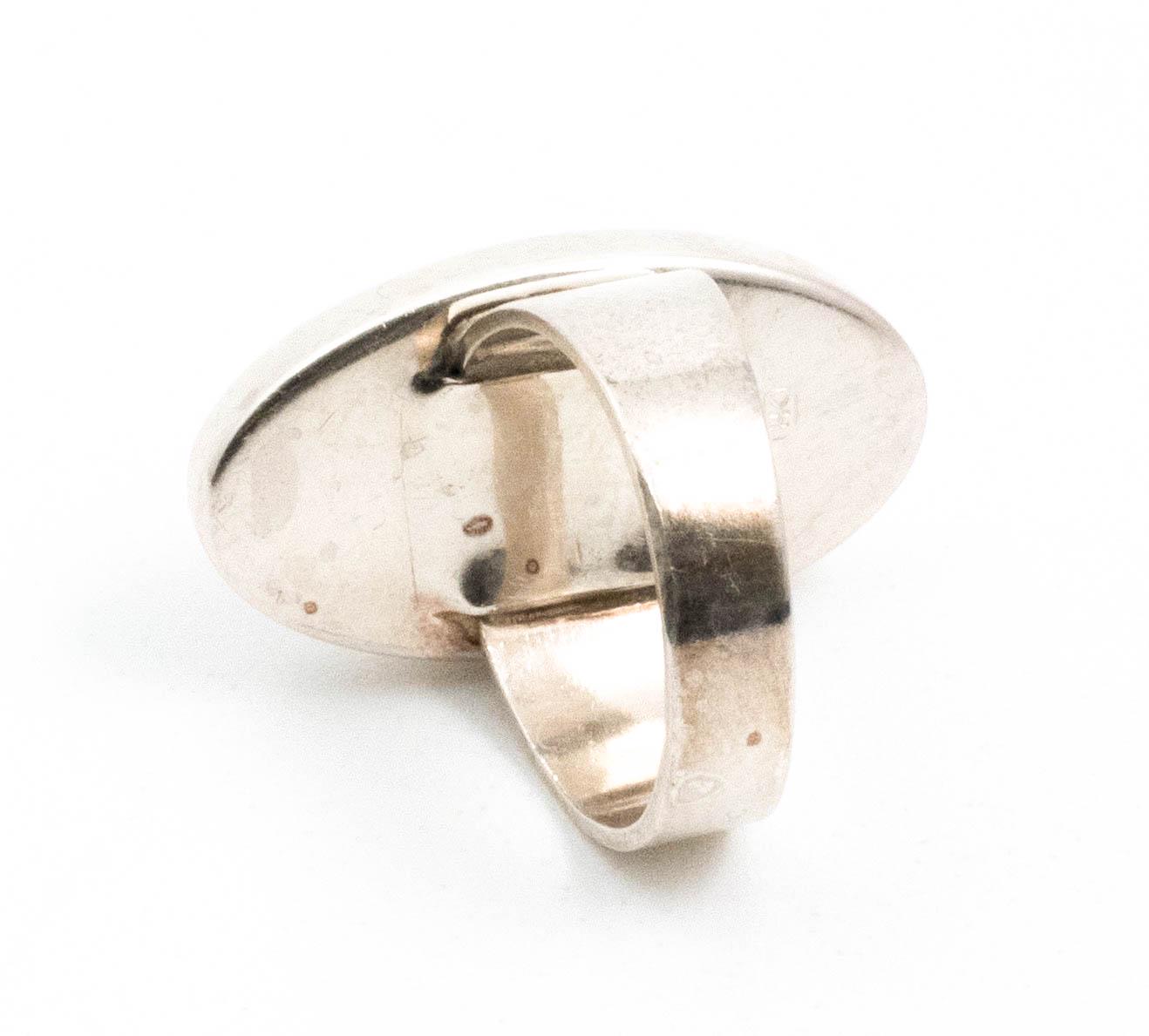 Vintage Sterling Silver Niels Erik FROM Tigers Eye Ring! Made in