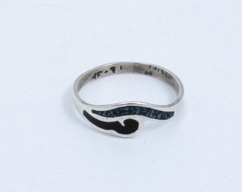 Bague Chevalière Vintage En Argent Massif - Signe Du Zodiaque Capricorne, Taille 57, Occasion Avec Légères Traces D'usure