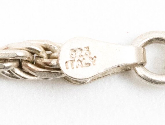 ヴィンテージ スターリングシルバー ツイストロープブレスレット