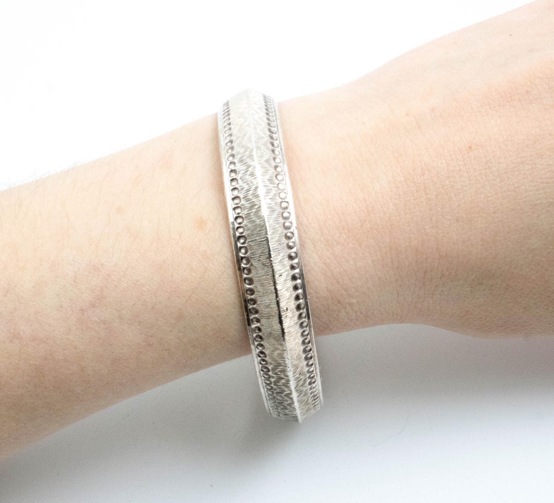 SILVER925 NATIVE DESIGN WIDE BANGLE/シルバー SILVER925 NATIVE DESIGN WIDE BANGLE/シルバー