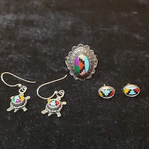 Sterling Running Bear Navajo set