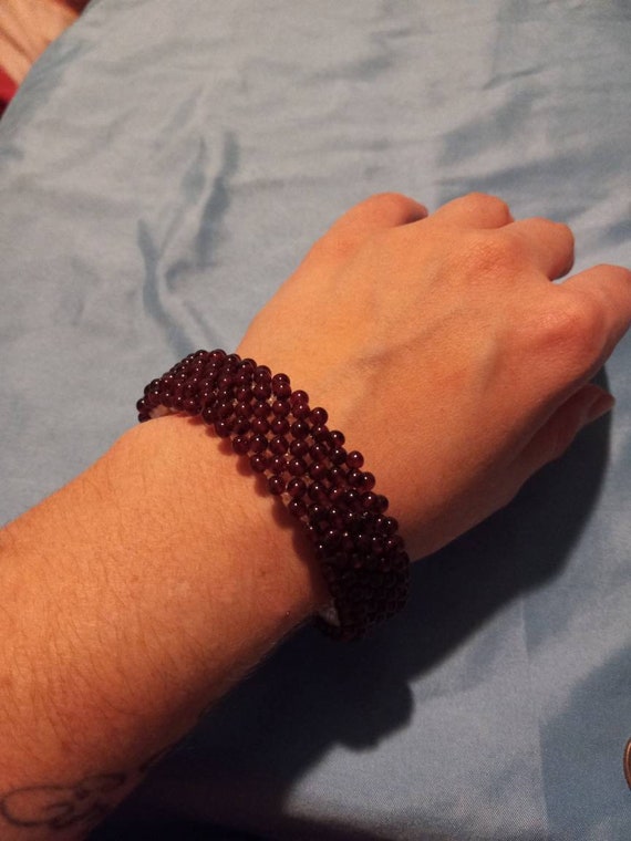 Garnets and pearls reversible Jay King with sterl… - image 5
