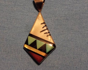 Sterling Zuni Pendant